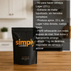 Kit para hacer cerveza Lager - 23 L