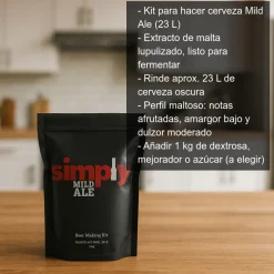 Kit para hacer cerveza Mild Ale - 23 L
