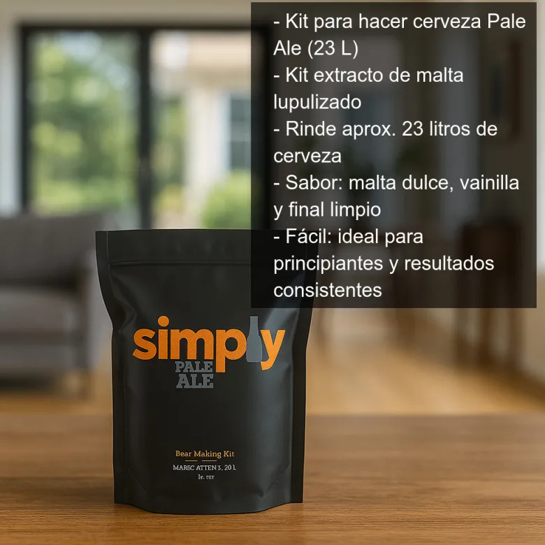 Kit para hacer cerveza Pale Ale - 23 L