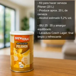 Kit para hacer cerveza Pilsner - 20 l