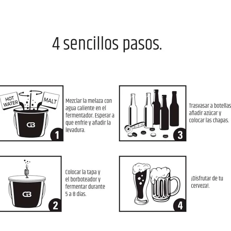 Kit para hacer cerveza Pilsner - 5 litros