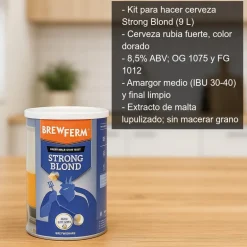 Kit para hacer cerveza Strong Blond - 9 L