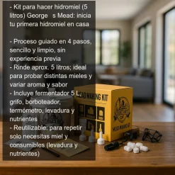 Kit para hacer hidromiel - 5 litros
