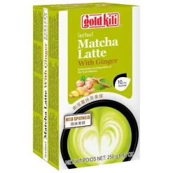 Latte de matcha con jengibre instantáneo - 10x25g