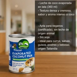 Leche de coco evaporada - 360ml