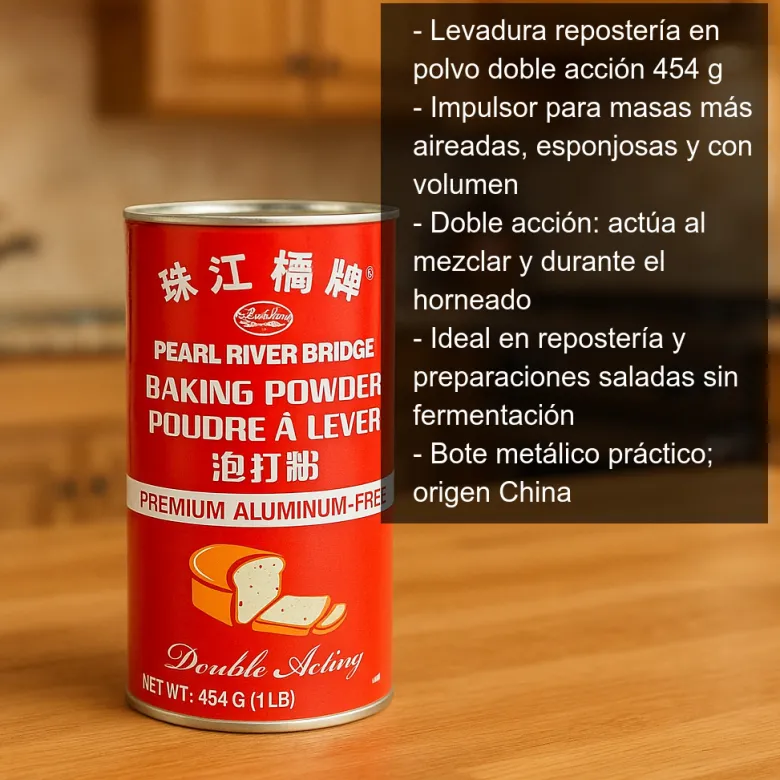 Levadura de repostería en polvo - 454g