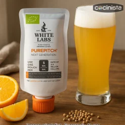 Levadura líquida orgánica WLP410-O Belgian Wit II Ale - 19 L