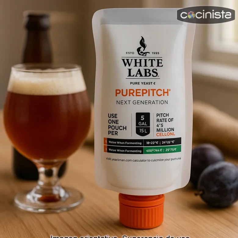 Levadura líquida orgánica WLP500-O Monastery Ale - 19 L