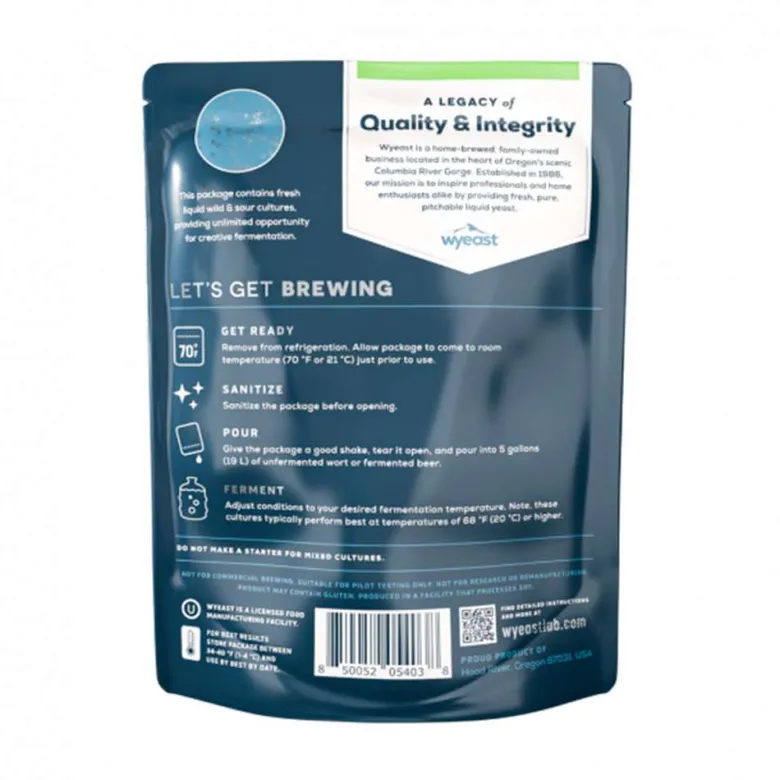 Levadura líquida Wyeast 5335 Lactobacillus Buchneri - 19L