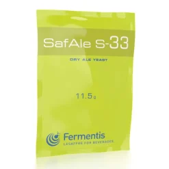 Levadura para cerveza SafAle S-33 - Pack de 5 x 11,5g