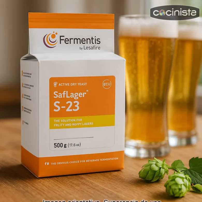 Levadura para cerveza Saflager S-23 - 500g