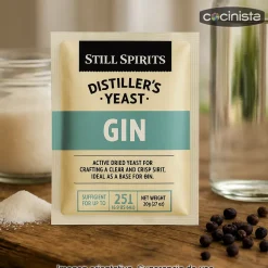 Levadura para destilado: ginebra - 20g