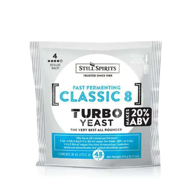 Levadura para destilados Classic 8 Turbo - 180g