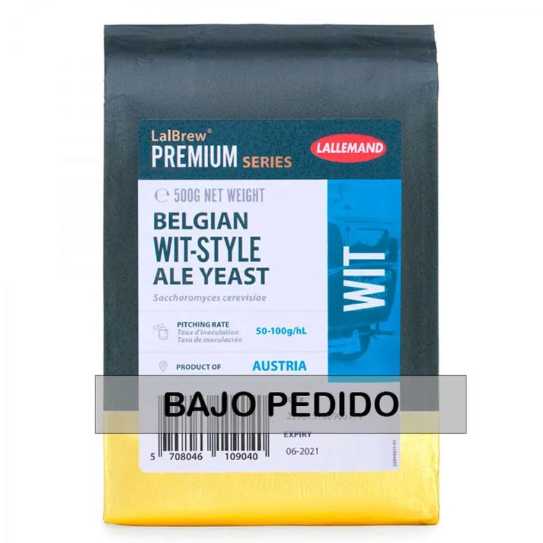 Levadura Wit para cerveza de trigo belgas - 500G