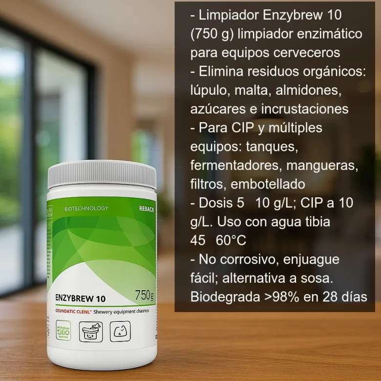 Limpiador Enzybrew 10 - 750g