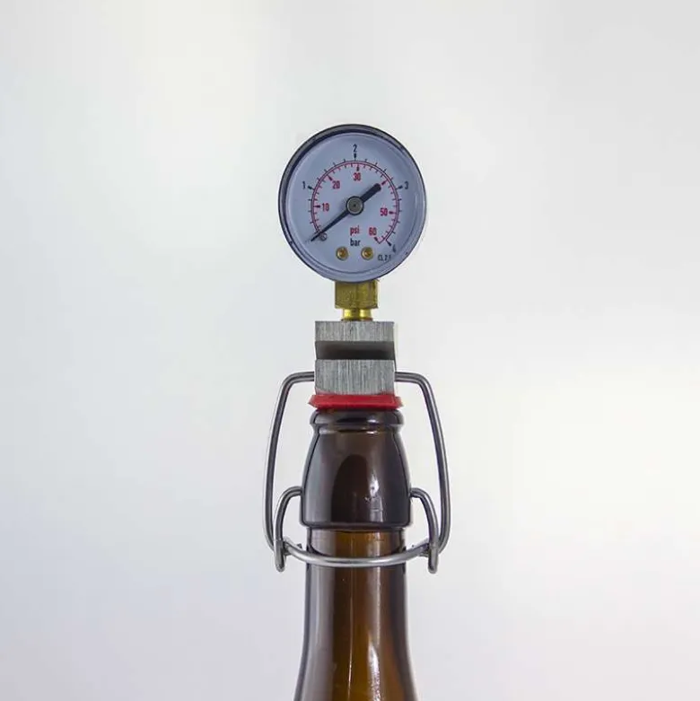 Manómetro para botella - 4 bar