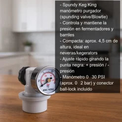 Manómetro purgador Spundy
