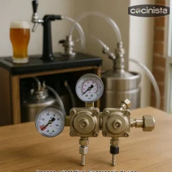Manorreductor CO2 doble cuerpo - 4 BAR