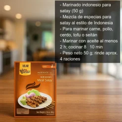 Marinado indonesio para satay (brochetas) - 50 g
