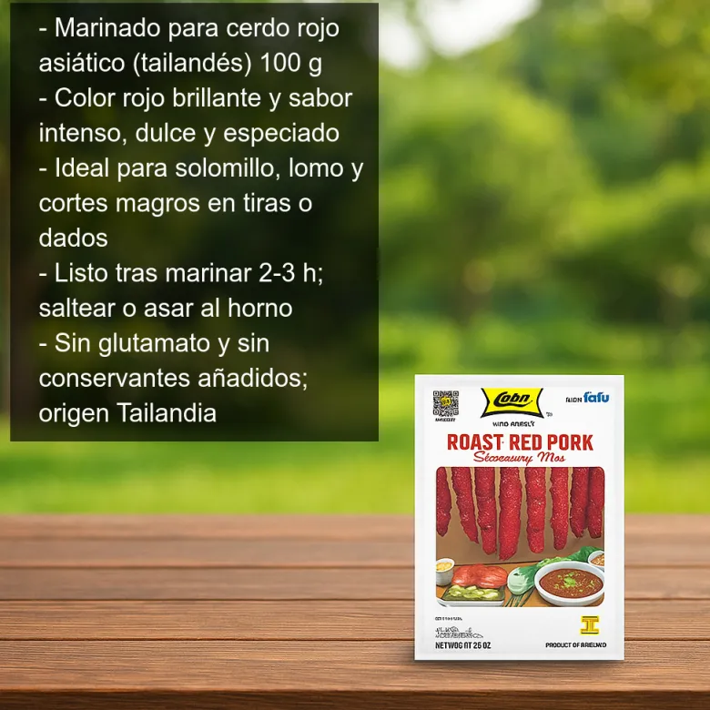 Marinado para cerdo rojo - 100g