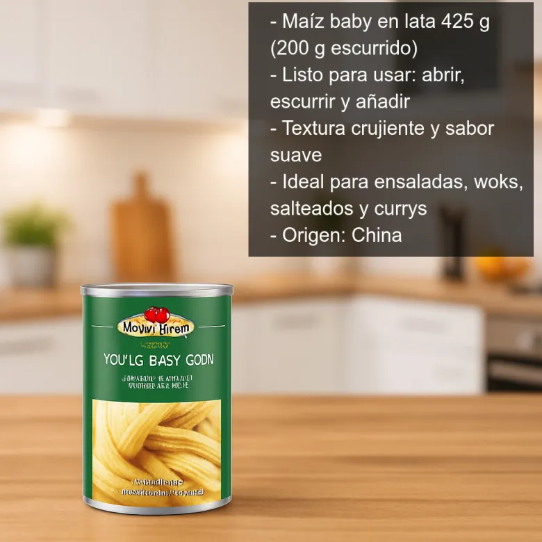 Maíz baby en lata - 425 g