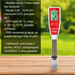 Medidor de pH Cobra
