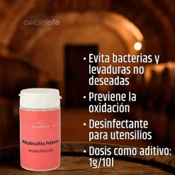 Metabisulfito potásico - 130g