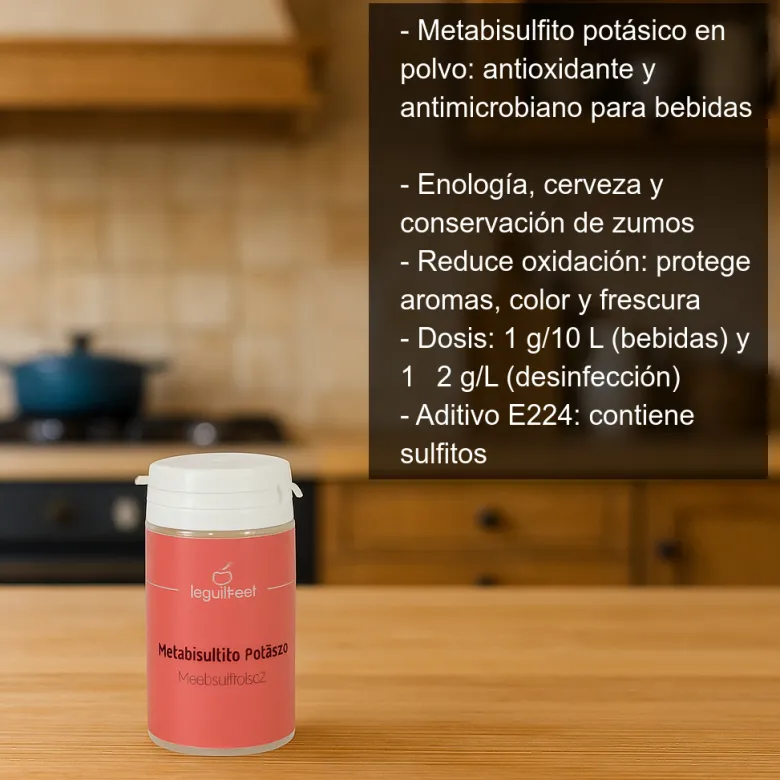 Metabisulfito potásico - 130g