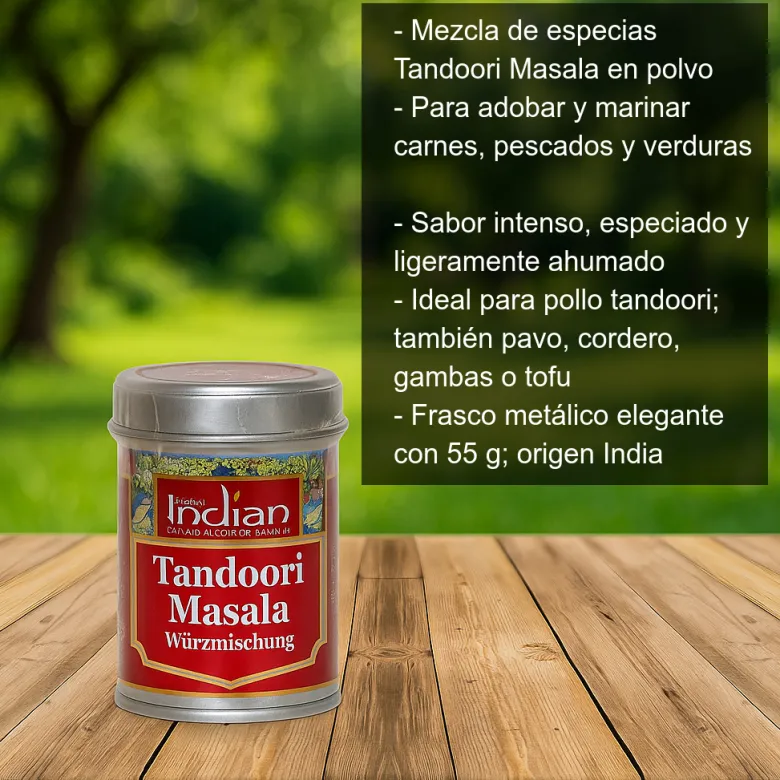 Mezcla de especias Tandoori Masala - 55g