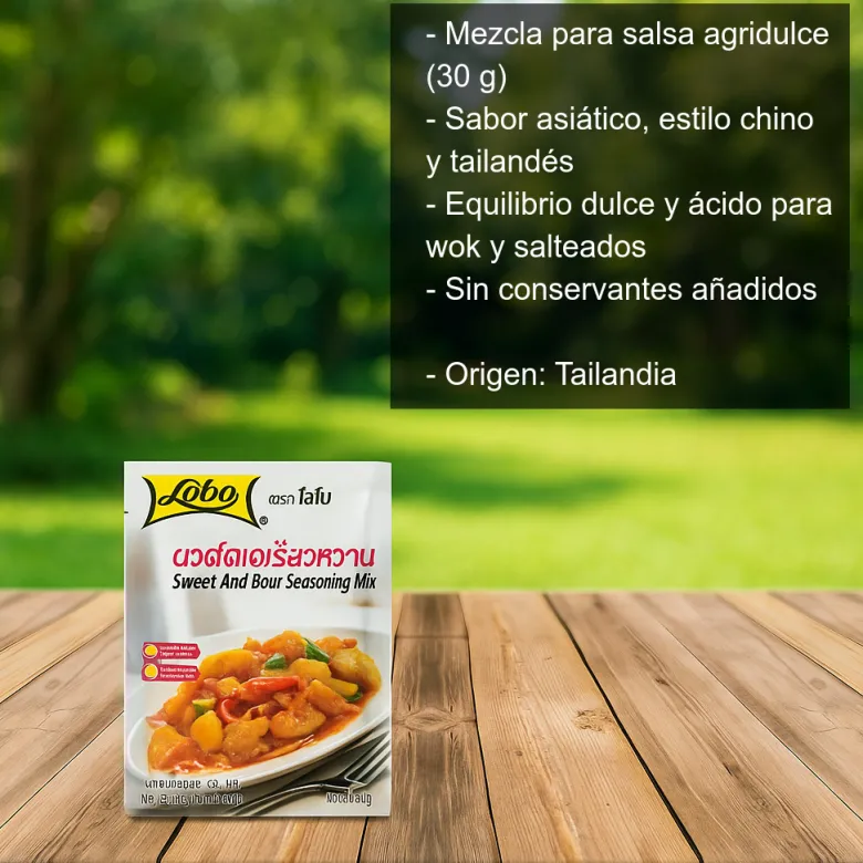 Mezcla para salsa agridulce - 30g