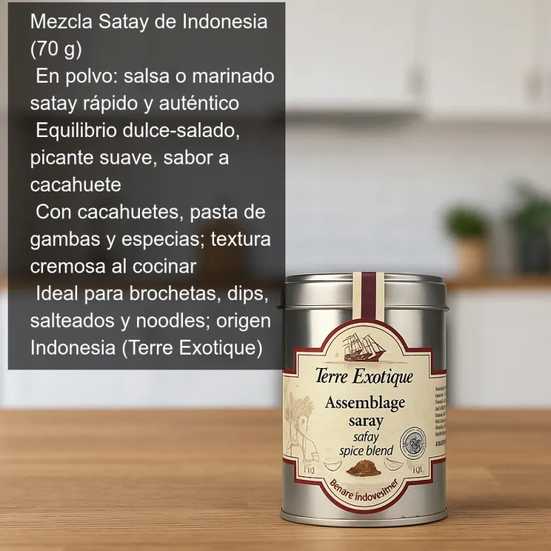 Mezcla Satay de Indonesia - 70g