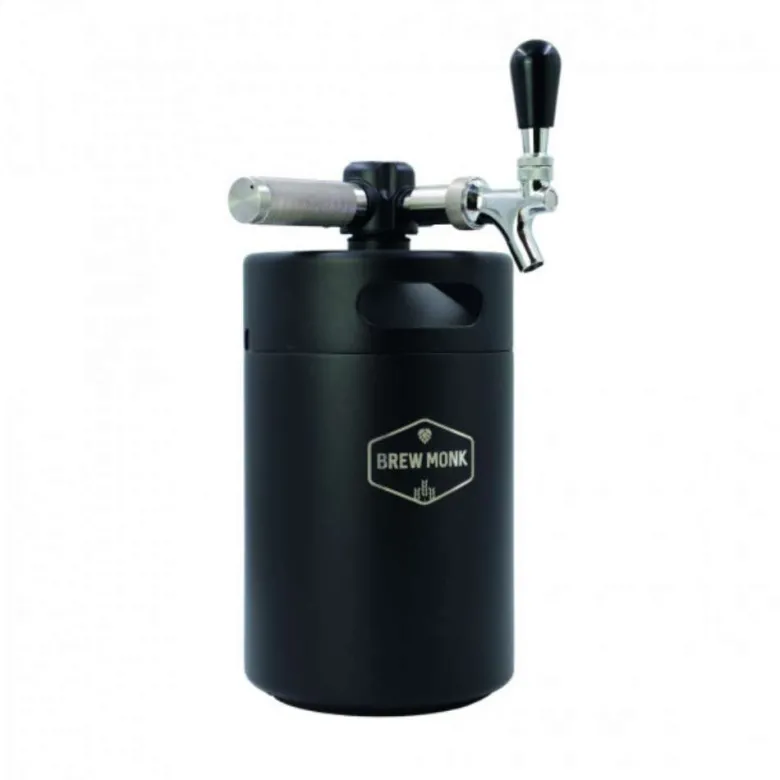 Mini Barril Brew Monk 4 Litros con Grifo y Sistema de CO? - 4L