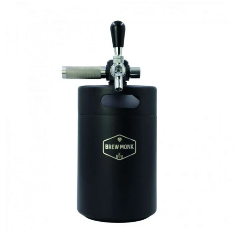 Mini Barril Brew Monk 4 Litros con Grifo y Sistema de CO? - 4L