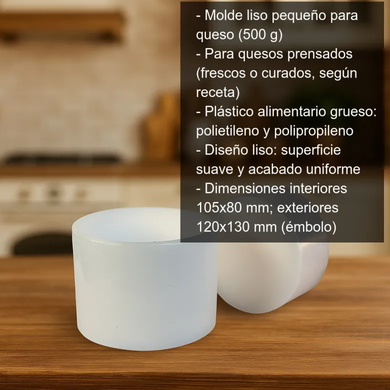 Molde liso pequeño - 500g