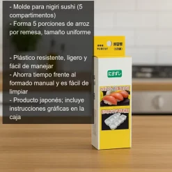 Molde para nigiri sushi