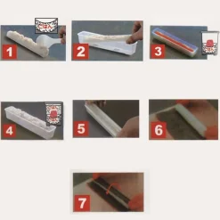 Molde para rollos de sushi finos