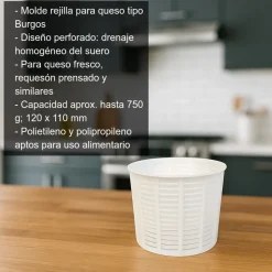 Molde rejilla 750g - 12x11cm