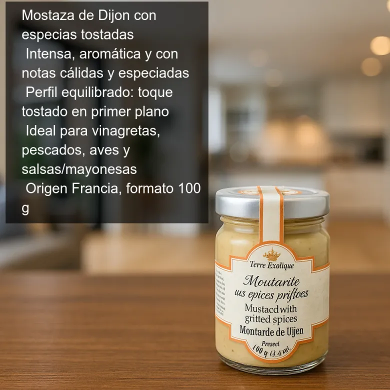 Mostaza con especias tostadas - 100g