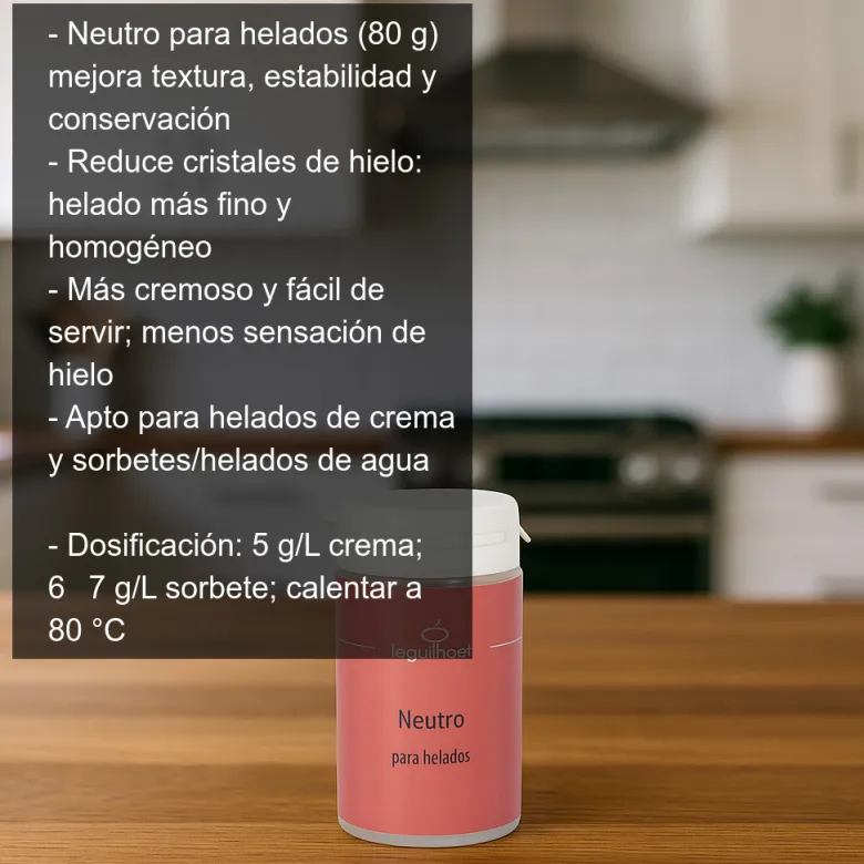 Neutro para helados - 80g