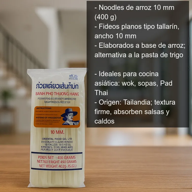 Noodles de arroz 10mm - 400g