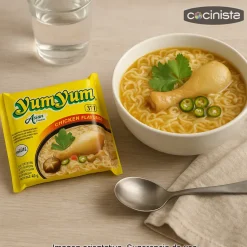 Noodles instantáneos sabor a pollo - 60g - Pack de 5 unidades