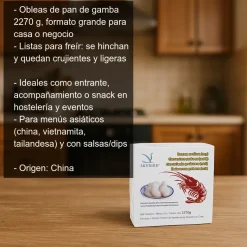 Obleas de pan de gamba - 2270g