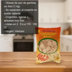 Obleas de pan de gambas - 1 kg