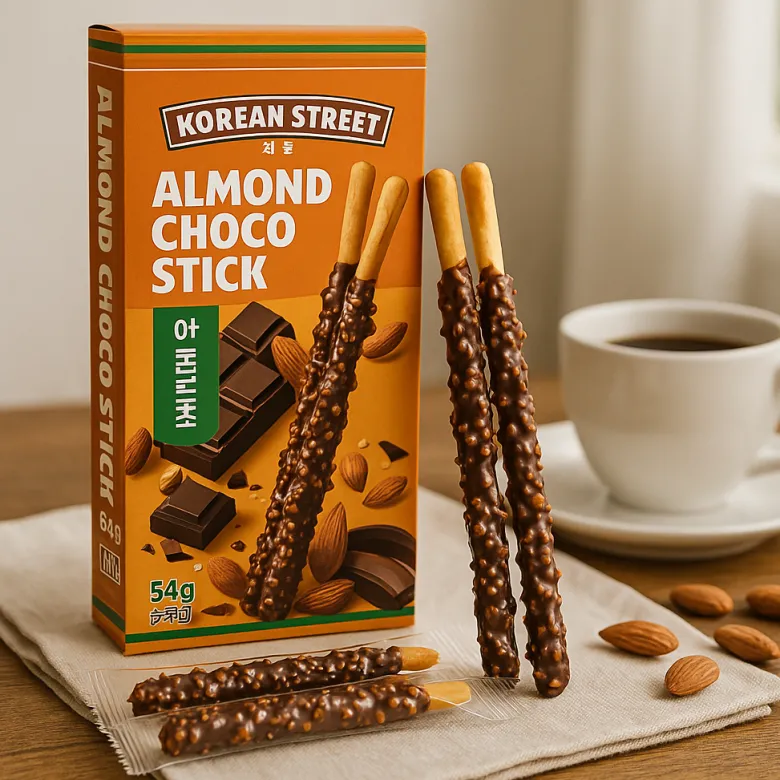 Palitos de chocolate y almendras - 54g