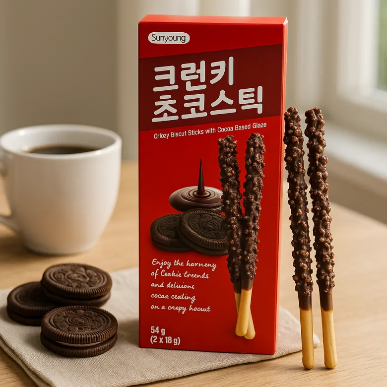 Palitos de chocolate y galleta - 54g