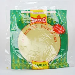 Papadoms con sabor a ajo - 200 g