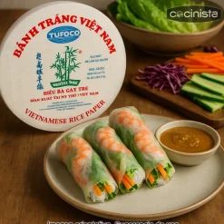 Papel de arroz para rollitos vietnamitas - 22 cm - 340g