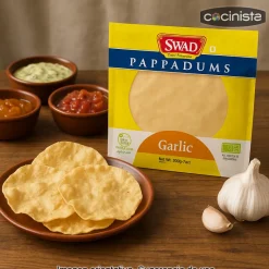 Pappadums con ajo - 200g