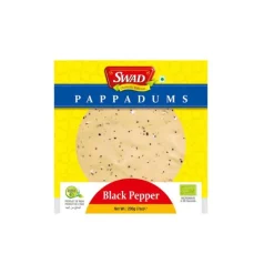 Pappadums con pimienta negra - 200g