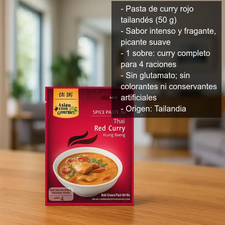 Pasta de curry rojo - 50 g